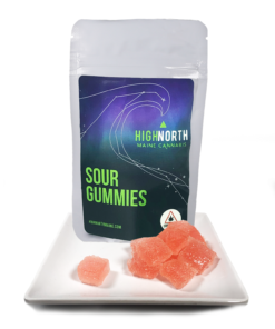 Sour-Gummies-Strawberry-Edibles-Gummies-Pot-and-Pan-Kitchen-HighNorth-Maine-Cannabis-Hero-Image